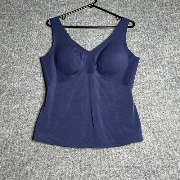 Honeylove Other - Honeylove Cami Bodysuit Top Set 2 Pack Black Navy Blue Shapewear 1X